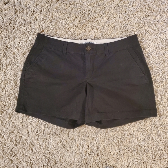OLD NAVY | Black Summer Cotton Shorts (Size  6) - Picture 6 of 6
